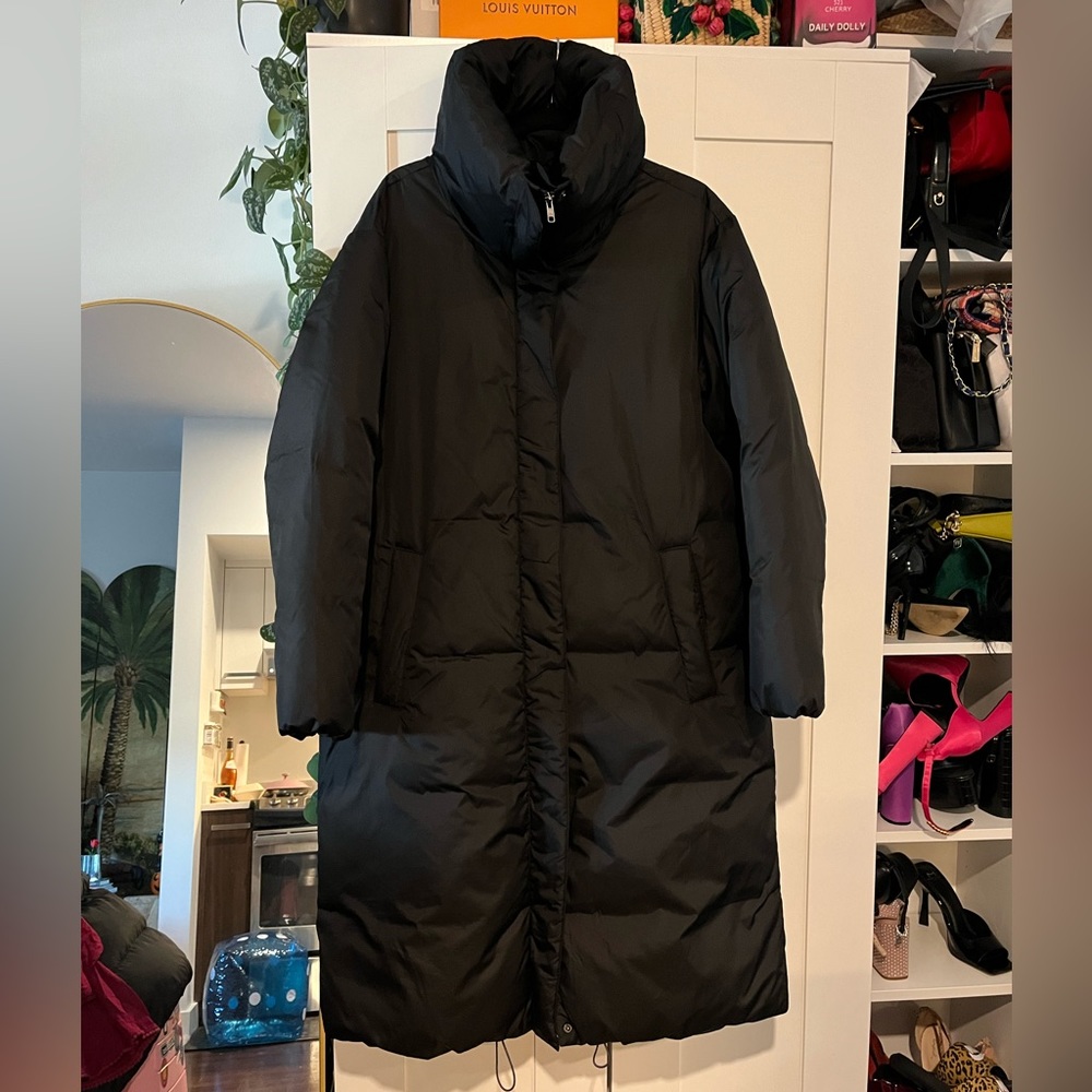 Old Navy duvet puffer long coat